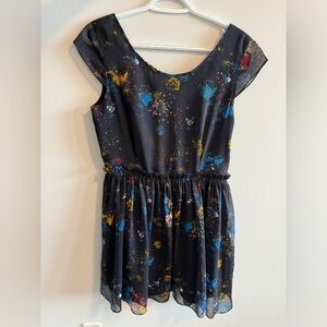 Talula Black and Floral Dress - Size 8 Aritzia